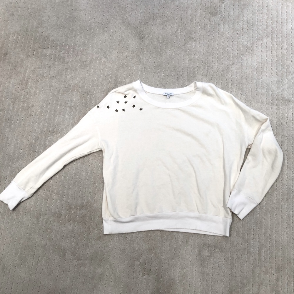 Slended cropped sweatshirt